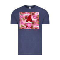 Vintage Denim valentines day gnomes Vintage Tee - RanaPortraitStore