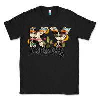 Black kentucky state cowhide serape cactus Classic Tee - RanaPortraitStore