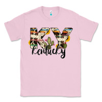 Bubblegum Pink kentucky state cowhide serape cactus Classic Tee - RanaPortraitStore