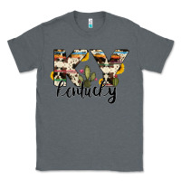 Charcoal Heather kentucky state cowhide serape cactus Classic Tee - RanaPortraitStore