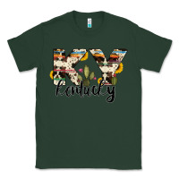 Sports Green kentucky state cowhide serape cactus Classic Tee - RanaPortraitStore