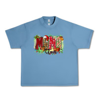 Pebble Blue mama claus Urban Heavy Tee - Zillion Design Studio