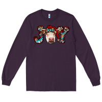 Plum christmas joy cow Long Sleeve Tee - RanaPortraitStore