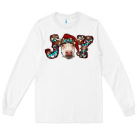 White christmas joy cow Long Sleeve Tee - RanaPortraitStore