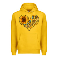 Lemon Childhood Cancer Awareness heart Premium Hoodie - NancyCooperArtShop