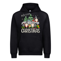 Merry Christmas Gnomes Truck Urban Hoodie | Teevron