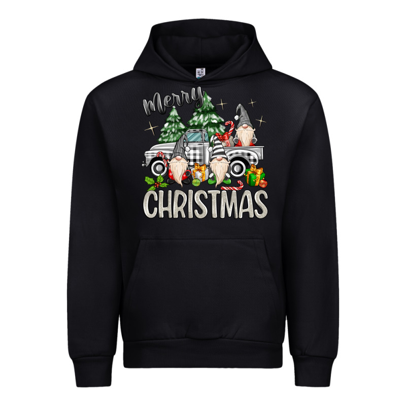 Merry Christmas Gnomes Truck Urban Hoodie by MaliasSmallBusiness | Teevron