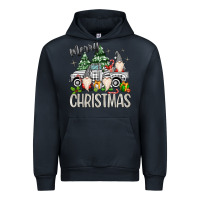 Navy merry christmas gnomes truck Urban Hoodie - MaliasSmallBusiness