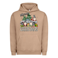 Pigment Burro merry christmas gnomes truck Urban Hoodie - MaliasSmallBusiness
