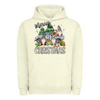 Pigment Pistachio merry christmas gnomes truck Urban Hoodie - MaliasSmallBusiness