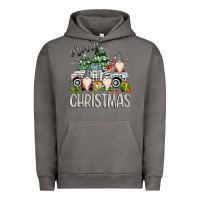 Pigment Tornado merry christmas gnomes truck Urban Hoodie - MaliasSmallBusiness