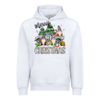 White merry christmas gnomes truck Urban Hoodie - MaliasSmallBusiness