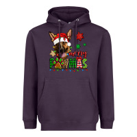 Plum merry pawmas christmas german shepherd Heavyweight Hoodie - Jasminsmagicworld