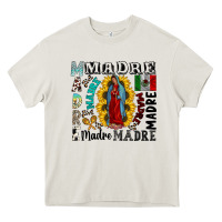 Cream madre Heavy Core Tee - CowhideDigitalArt
