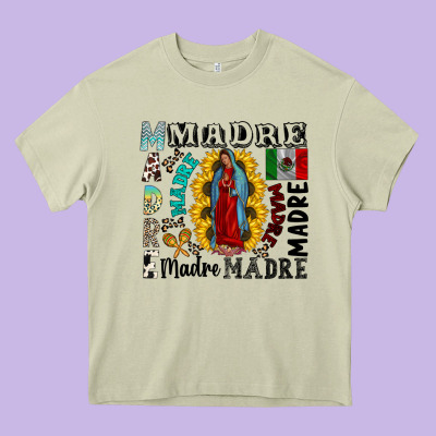 Madre Heavy Core Tee Designed By Cowhidedigitalart
