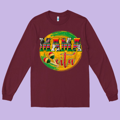 Mama Cita Long Sleeve Tee Designed By Texasbilliewilder