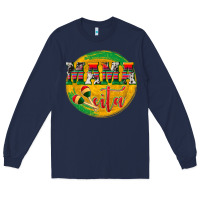 Navy Mama Cita Long Sleeve Tee - texasbilliewilder