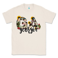 Natural georgia state cowhide serape cactus Classic Tee - RanaPortraitStore