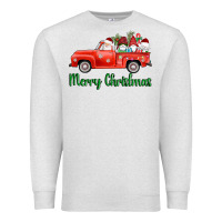Oatmeal Heather merry christmas truck gnomes Premium Sweatshirt - AdoDesignShop