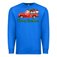 True Royal merry christmas truck gnomes Premium Sweatshirt - AdoDesignShop