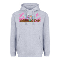 Heather Grey watercolor love nurse libbey glass Heavyweight Hoodie - BundleAndBundleShop