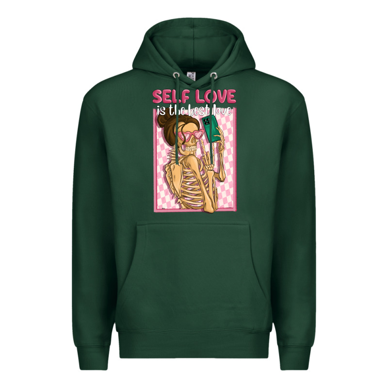 Self Love Is The Best Love Premium Hoodie by MaliasSmallBusiness | Teevron