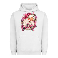 Pigment Lunar Rock believe pink christmas santa claus Urban Hoodie - MaliasSmallBusiness