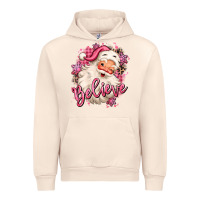 Sandshell believe pink christmas santa claus Urban Hoodie - MaliasSmallBusiness