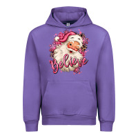 Tulip believe pink christmas santa claus Urban Hoodie - MaliasSmallBusiness