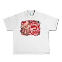 Lunar Rock Valentines Day Pig Hogs And Kisses Urban Heavy Tee - RanaPortraitStore