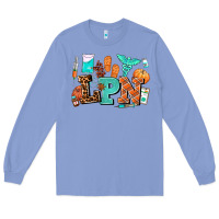 Colony Blue lpn fall nurse with Long Sleeve Tee - AdoDesignShop