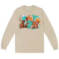Mushroom lpn fall nurse with Long Sleeve Tee - AdoDesignShop