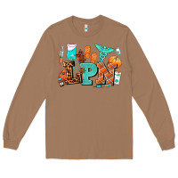 Toasted Coconut lpn fall nurse with Long Sleeve Tee - AdoDesignShop