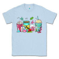 Dusty Blue science teacher coffee cups Classic Tee - Zillion Design Studio