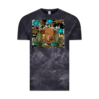 Cloud Black western cow Vintage Tee - RanaPortraitStore