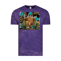 Cloud Purple western cow Vintage Tee - RanaPortraitStore