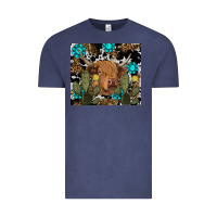 Vintage Denim western cow Vintage Tee - RanaPortraitStore