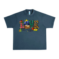 Midnight Navy love came down luke 2 11 Urban Heavy Tee - Zillion Design Studio