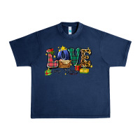 Navy love came down luke 2 11 Urban Heavy Tee - Zillion Design Studio