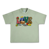 Oil Green love came down luke 2 11 Urban Heavy Tee - Zillion Design Studio