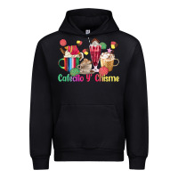 Black cafecito y chisme coffee cups Urban Hoodie - MaliasSmallBusiness