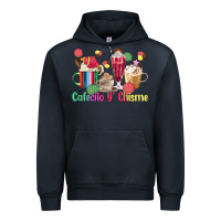 Navy cafecito y chisme coffee cups Urban Hoodie - MaliasSmallBusiness