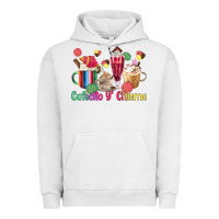 Pigment Lunar Rock cafecito y chisme coffee cups Urban Hoodie - MaliasSmallBusiness