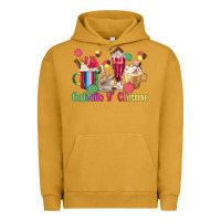 Pigment Peanut Butter cafecito y chisme coffee cups Urban Hoodie - MaliasSmallBusiness