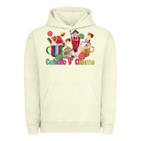 Pigment Pistachio cafecito y chisme coffee cups Urban Hoodie - MaliasSmallBusiness