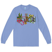 Colony Blue Mexican Nurse Long Sleeve Tee - texasbilliewilder