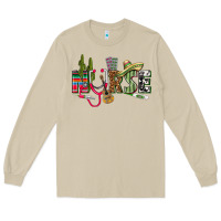 Mushroom Mexican Nurse Long Sleeve Tee - texasbilliewilder