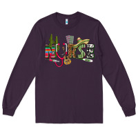 Plum Mexican Nurse Long Sleeve Tee - texasbilliewilder