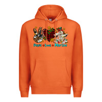 Carrot peace love martini Premium Hoodie - AdoDesignShop