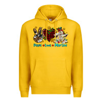 Lemon peace love martini Premium Hoodie - AdoDesignShop